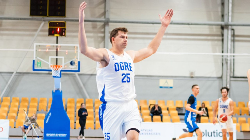 "Ogres" basketbolists Mats Juciks. Foto: Māris Greidāns/LU basketbols