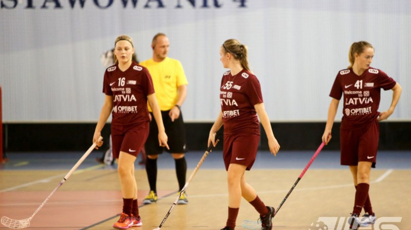 Latvijas izlase, foto: Floorball.lv