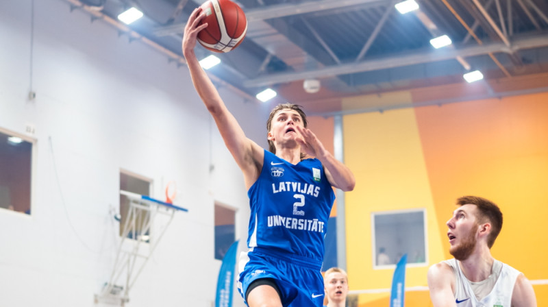 Pauls Miglinieks. Foto: LU basketbols