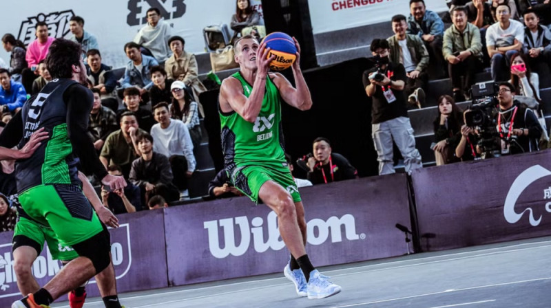 Nauris Miezis. Foto: worldtour.fiba3x3.com