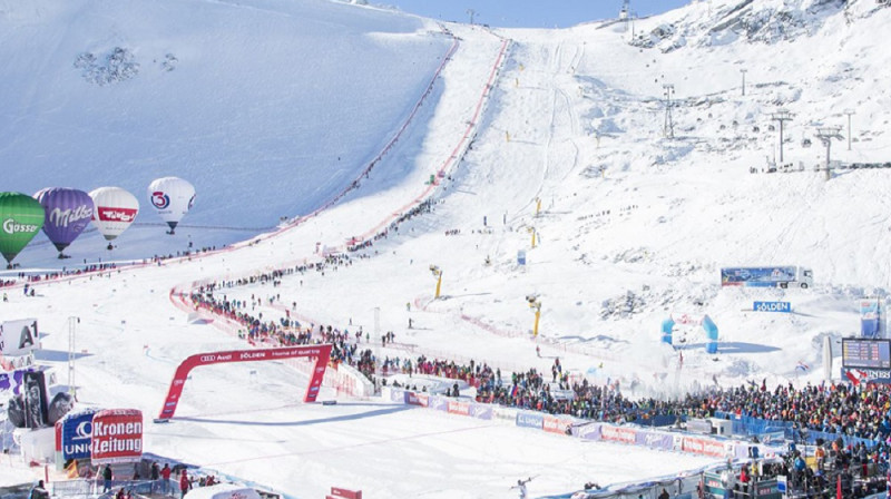 Zeldenes PK trase. Foto: Ötztal Tourismus.