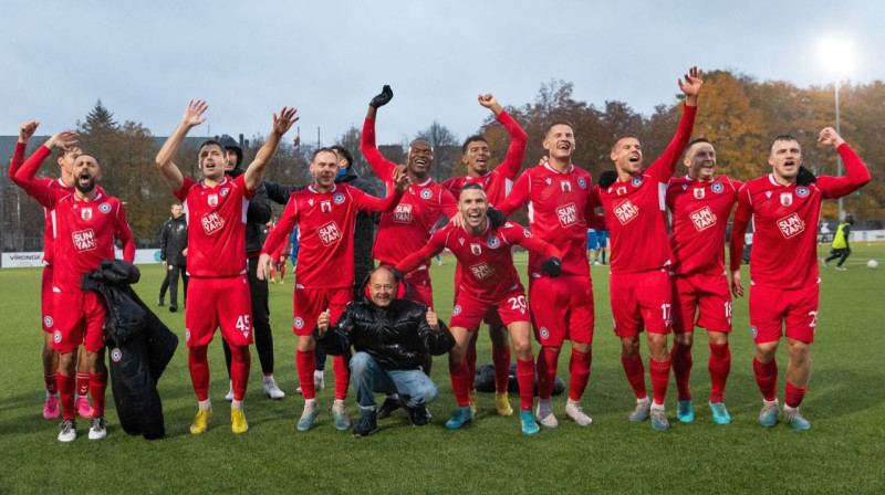 "Panevėžys" futbolisti. Foto: FK Panevėžys