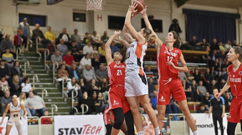 Kristīne Vītola 2023. gada 26. oktobrī. Foto: EuroCup Women