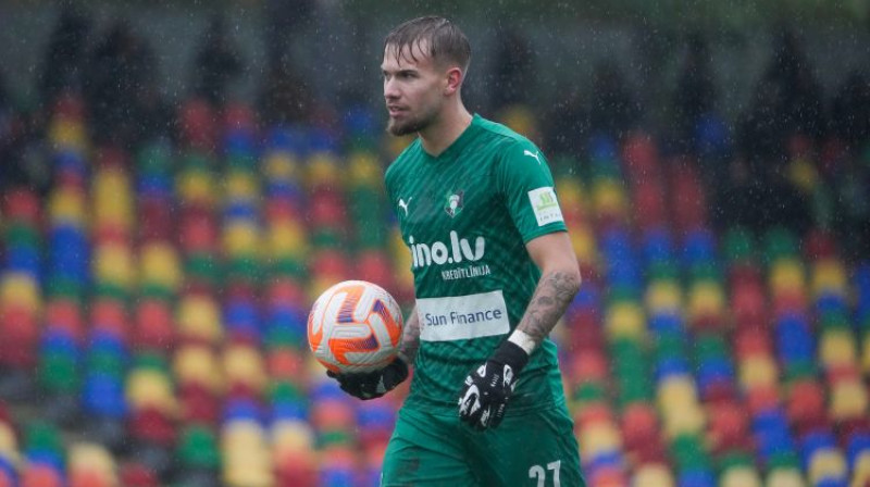 Niko Bretšnaiders. Foto: Kristians Putniņš/FK "Auda"