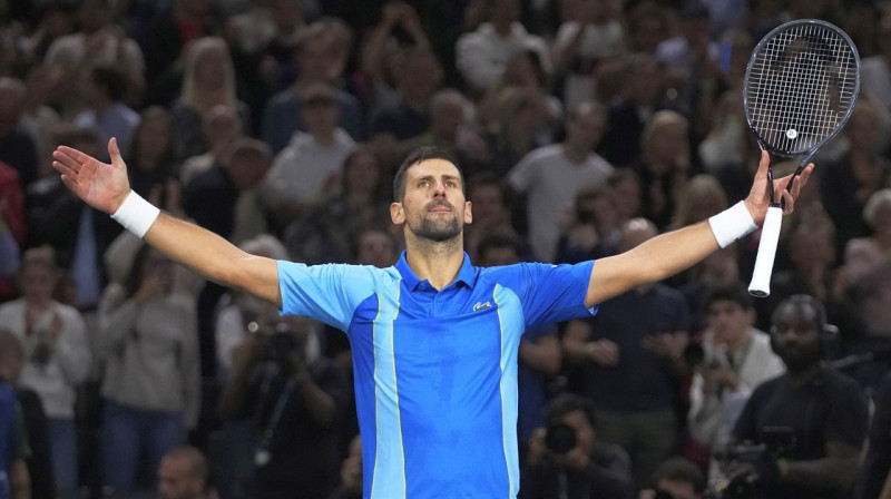 Novaks Džokovičs. Foto: Michel Euler/AP/Scanpix