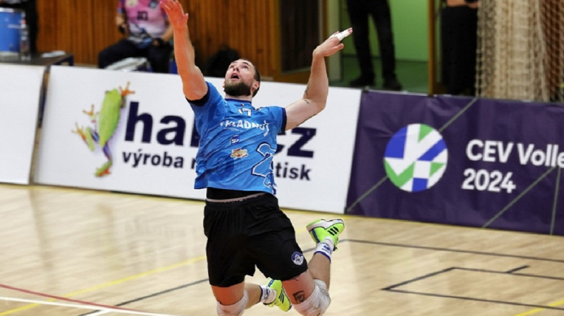 Kristaps Platačs. Foto: Latvijas Volejbola federācija.