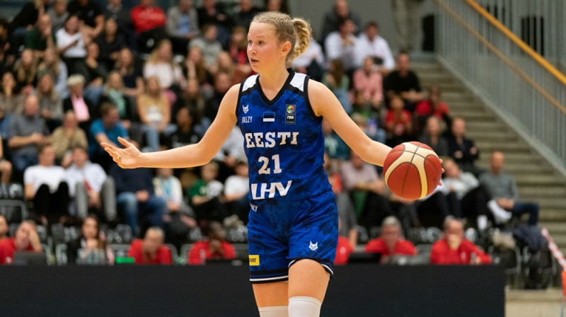 Igauniete Marta Jāma 2023. gada 9. novembrī. Foto: EuroBasket Women