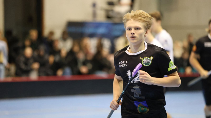 Adrians Spunde, foto: Floorball.lv