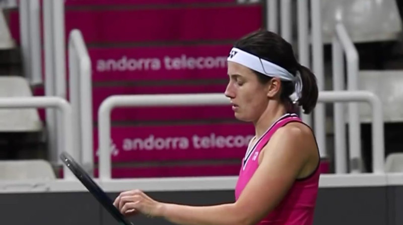 Anastasija Sevastova atgriešanās mačā. Foto: Creand Andorra Open
