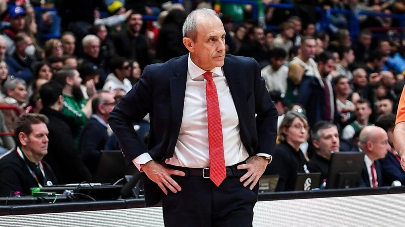 Etore Mesina. Foto: Olimpia Milano Pallacanestro