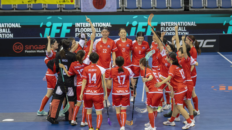 Japāna sarūpējusi līdz šim lielāko pārsteigumu, foto: IFF Floorball