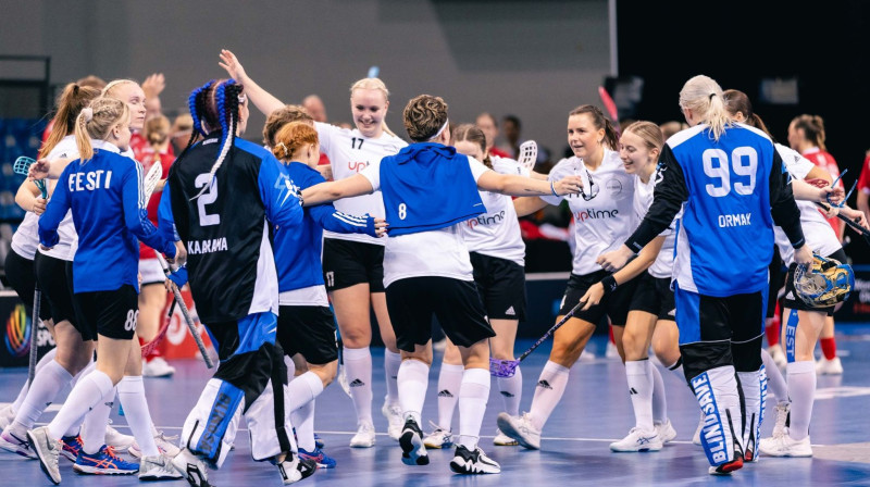 Vai sagaidīsim divu Baltijas valstu komandu cīņu tālajā Singapūrā? Foto: IFF Floorball