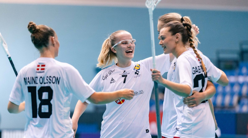 Dānijas izlase, foto: IFF Floorball