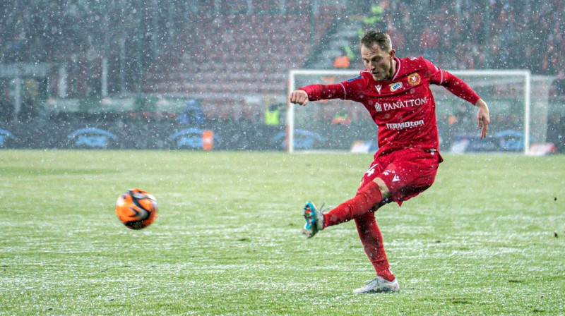 Andrejs Cigaņiks. Foto: Wojciech Czarnociński/Widzew Łódź