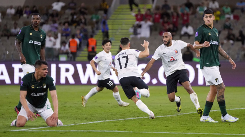 Mirklis pēc Saitamas "Urawa Red Diamonds" vārtu guvuma FIFA Klubu Pasaules kausa ceturtdaļfinālā. Foto: Manu Fernandez/AP/Scanpix