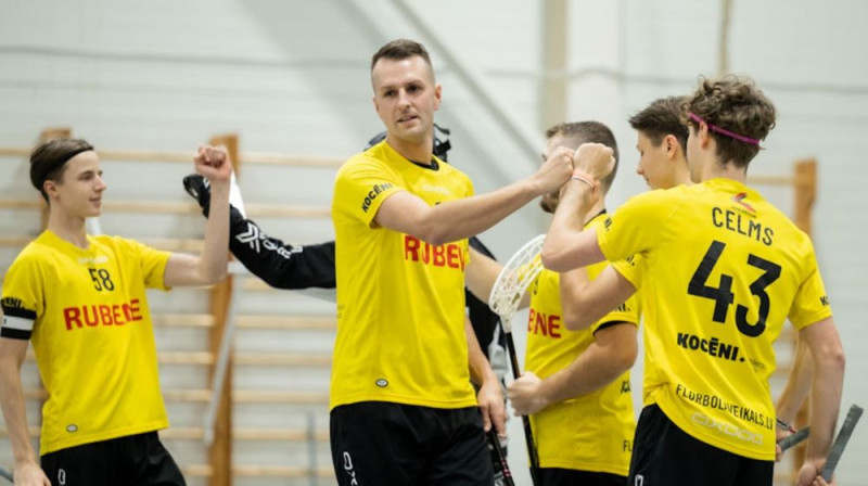 Kocēnu "Rubene". Foto: floorball.lv