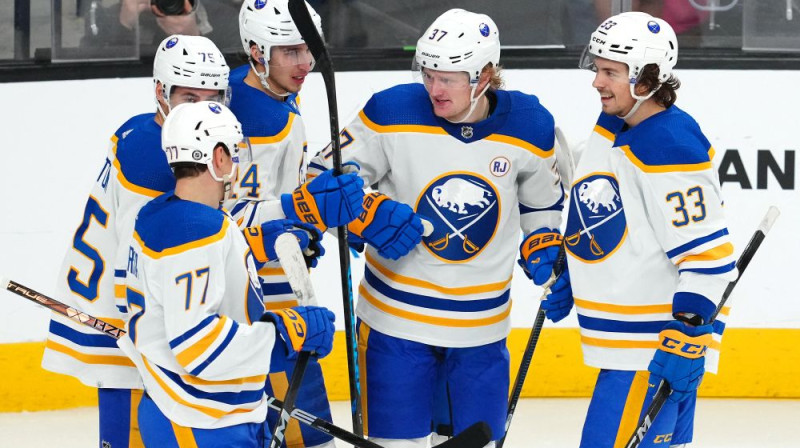 Bufalo ''Sabres'' hokejisti. Foto: USA Today Sports/Scanpix