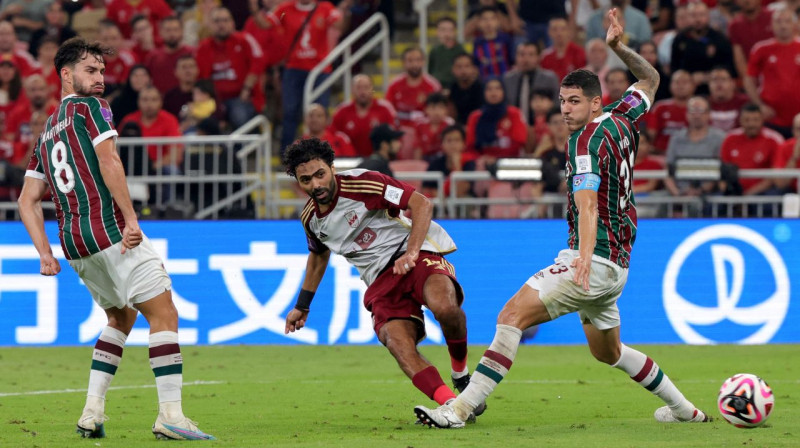 Mirklis no Riodežaneiro "Fluminense" un Kairas "Al Ahly" spēles. Foto: Giuseppe Cacace/AFP/Scanpix