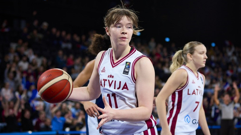 Evelīna Otto 2023. gada 9. novembrī Puatjē. Foto: EuroBasket Women