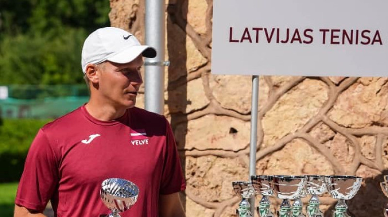 Jānis Mellups. Foto: Latvijas Tenisa savienība
