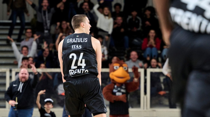 Andrejs Gražulis. Foto: Aquila Basket Trento