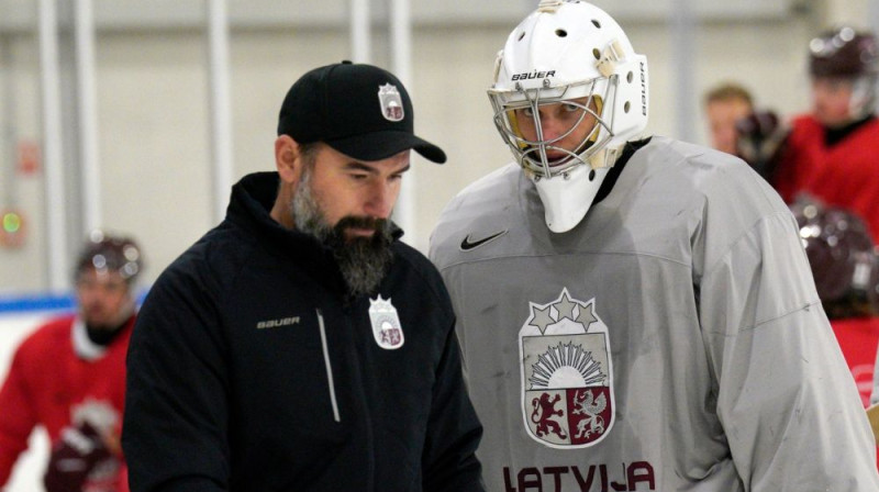 Edgars Masaļskis un Deivs Rolovs. Foto: LHF