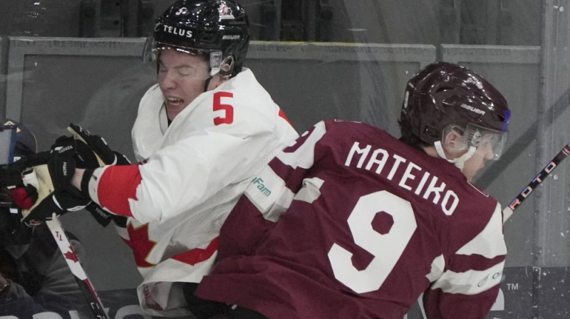 Olivers Bonks un Ēriks Mateiko. Foto: AP/Scanpix