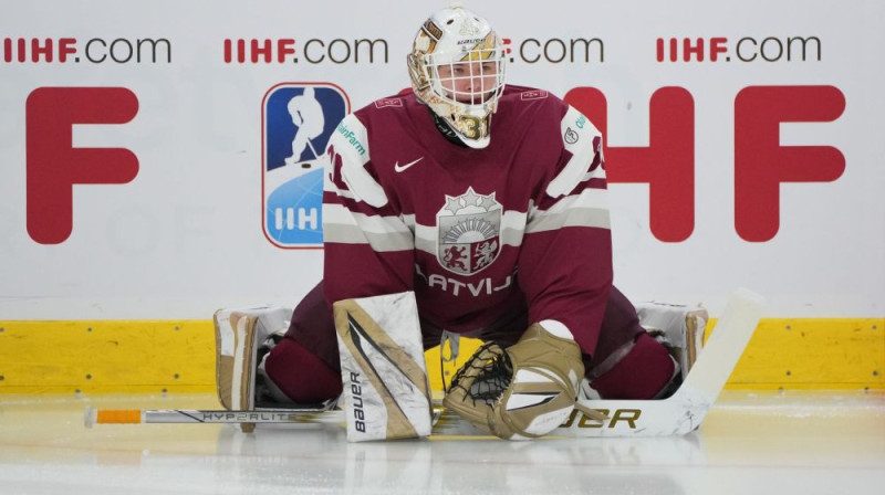 Aksels Ozols. Foto: IIHF