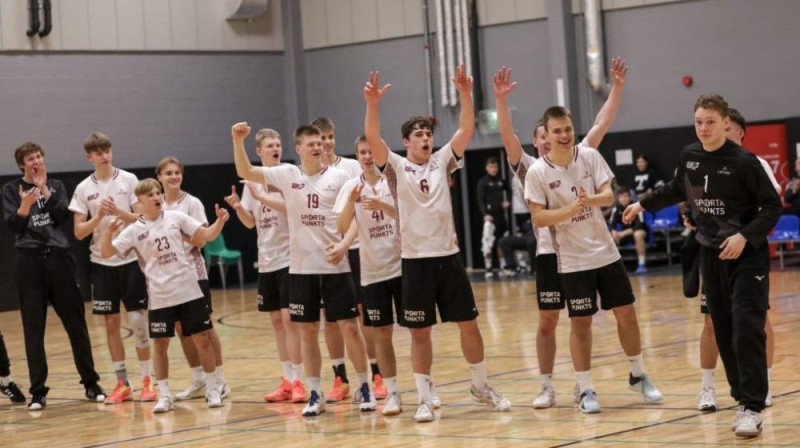 Latvijas U18 izlase. Foto: Diana Ješin/ Eesti Käsipalliliit