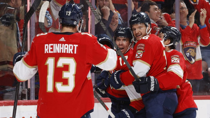 Floridas ''Panthers'' hokejisti. Foto: Florida Panthers