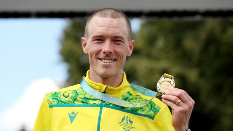 Austrālijas riteņbraucējs Roens Deniss. Foto: Alex Livesey/Getty Images