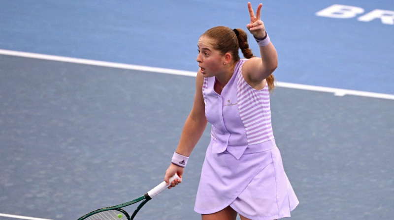 Aļona Ostapenko. Foto: AFP/Scanpix