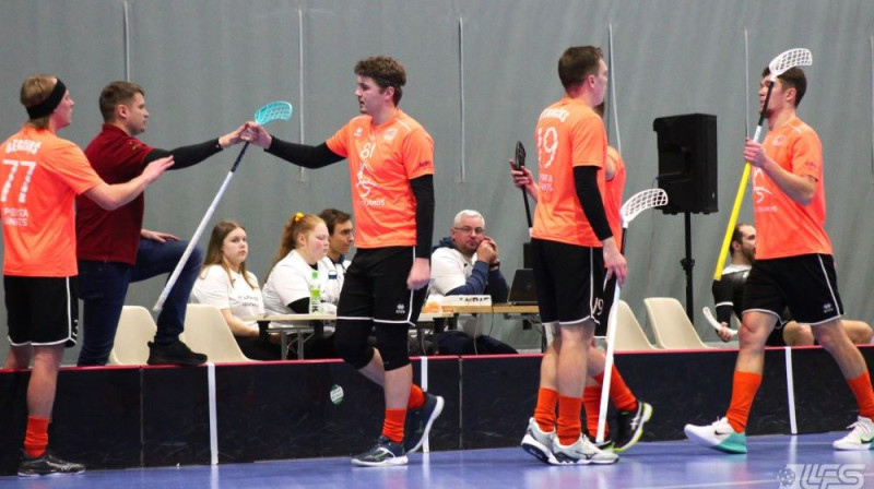 Florbola komanda "Irlava". Foto: floorball.lv