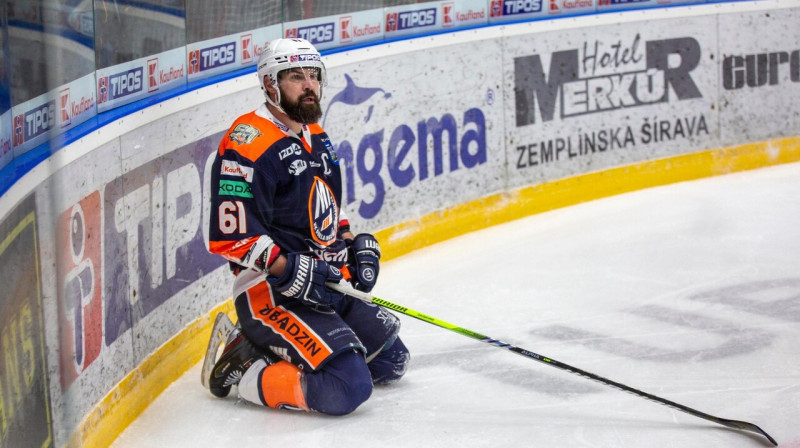 Kaspars Daugaviņš. Foto: Tomáš Feigl/HK Dukla Michalovce