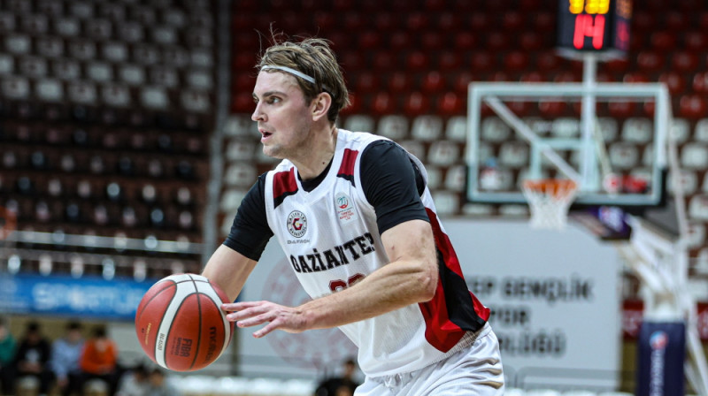 Rolands Freimanis. Foto: Gaziantep Basketbol