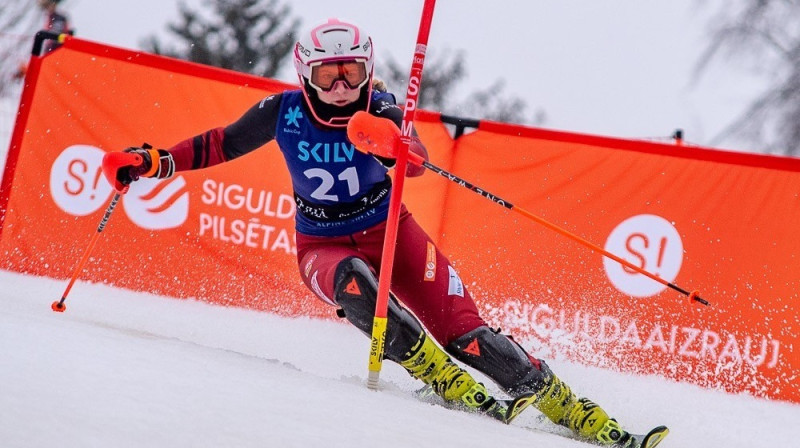 Divas uzvaras Frīdai Saļņikovai. Foto: EMīls Lukšo/Ski.lv