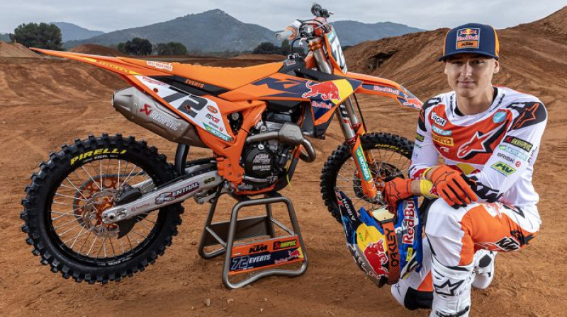 Liams Evertss. Foto: Red Bull KTM Factory Racing