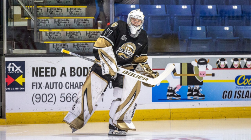 Aksels Ozols. Foto: Charlottetown Islanders