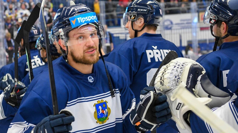 Rihards Bukarts. Foto: Petr Kotala/hc-vitkovice.cz