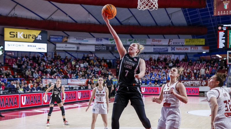 Holija Vinterberna 2024. gada 6. martā Venēcijā. Foto: EuroCup Women