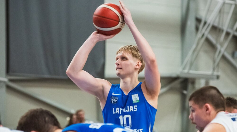 Rihards Aleksandrovs. Foto: Māris Greidāns/LU basketbols