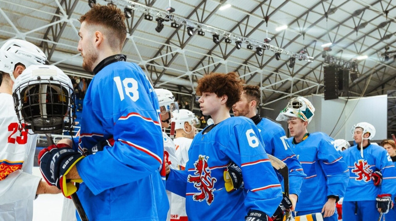 Luksemburgas valstsvienības hokejisti. Foto: Ice Hockey Luxembourg