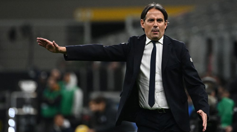 ''Inter'' galvenais treneris Simone Inzagi. Foto: AFP/Scanpix