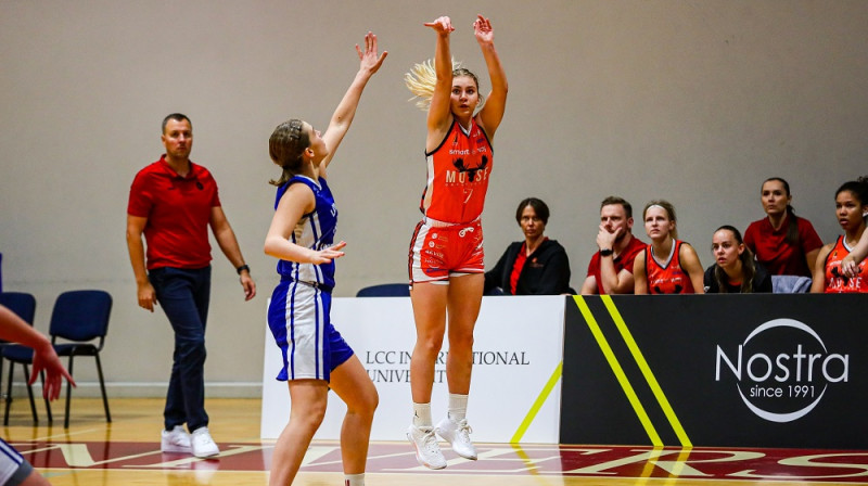 Līva Liniņa 2023. gada 21. oktobrī. Foto: Moose basketball