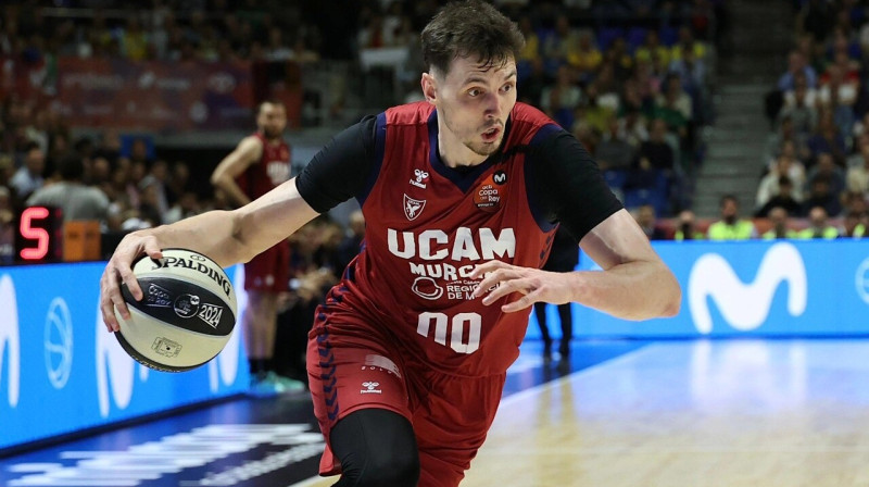 Rodions Kurucs. Foto: UCAM Murcia CB