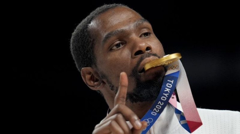 Kevins Durents ar olimpisko zeltu. Foto: AP/Scanpix