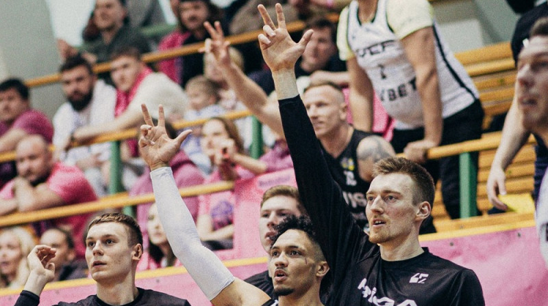 VEF basketbolisti: 3-1 zelta sērijā. Foto: VEF Rīga