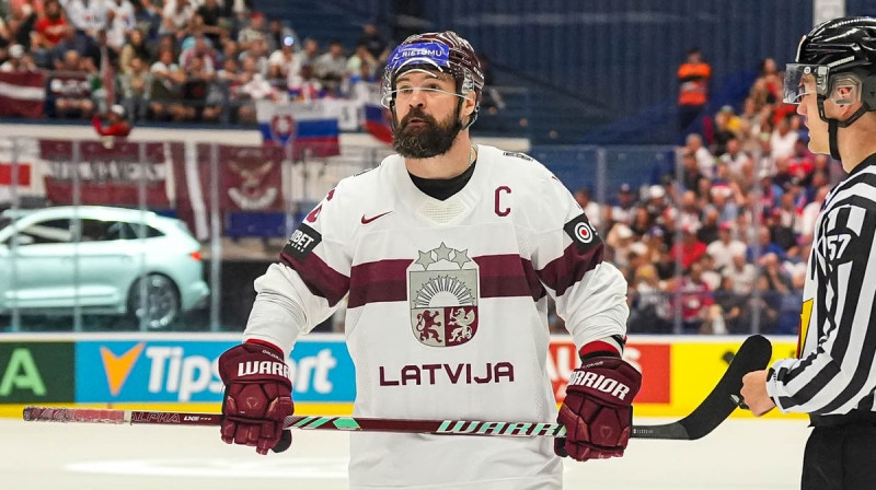 Kaspars Daugaviņš. Foto: Guntis Lazdāns / Latvijas Hokeja federācija