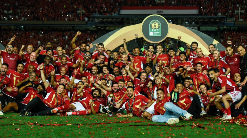 Kairas "Al Ahly" komanda pēc triumfa Āfrikas Čempionu līgā. Foto: Al Ahly SC