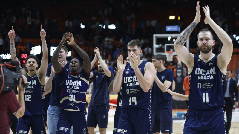 Mursijas UCAM basketbolisti. Foto: UCAM Murcia CB